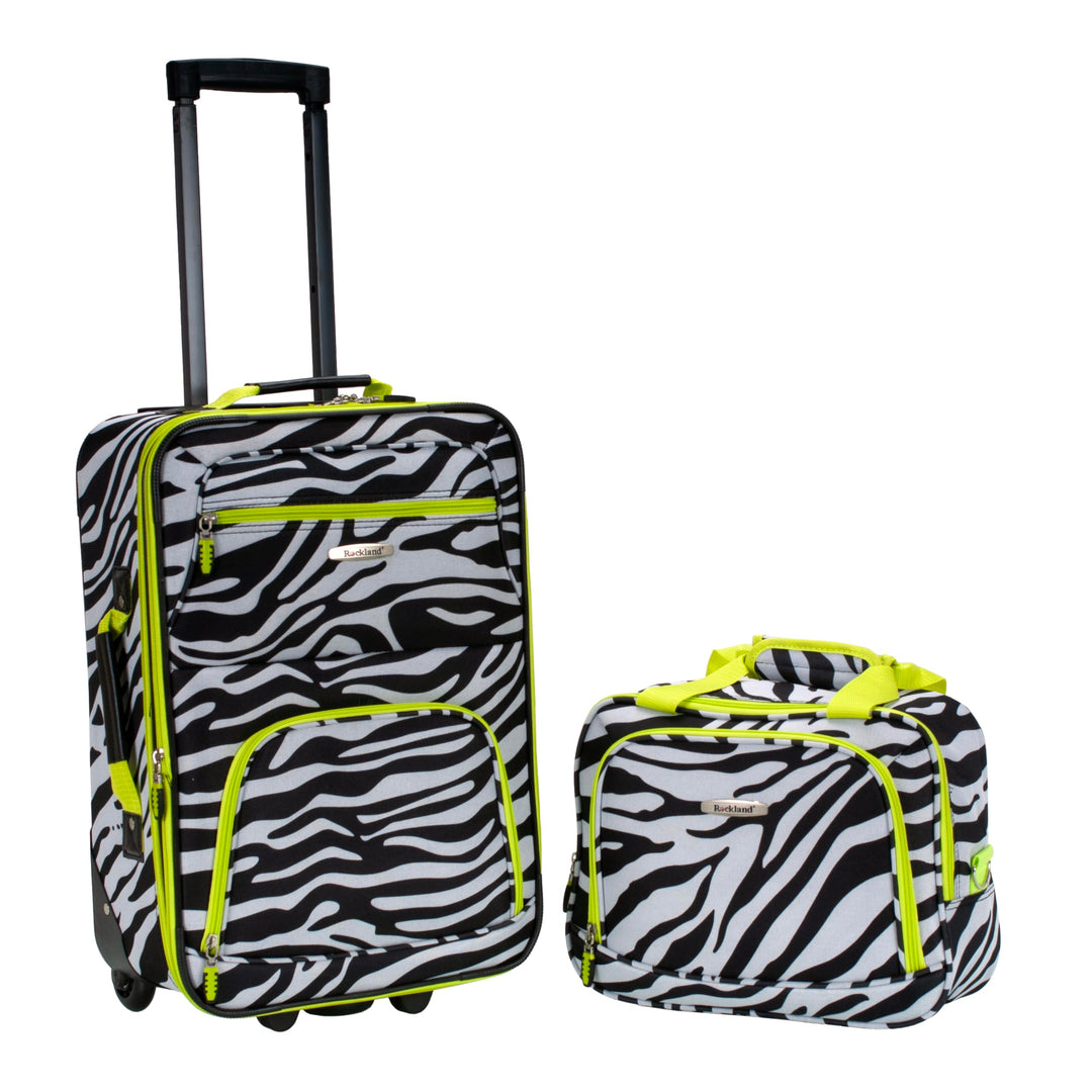 Rockland Ensemble De Bagages 2-PC Koffer-Set, 30 Liter, Pinkdot 48 in Pinkdot, 48 in Pinkdot