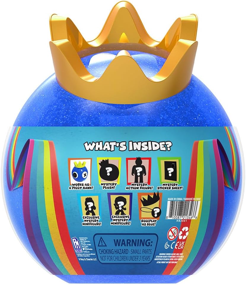 Rainbow Friends - Blue Ultimate Head Bundle mit 8 Artikeln, Serie 1