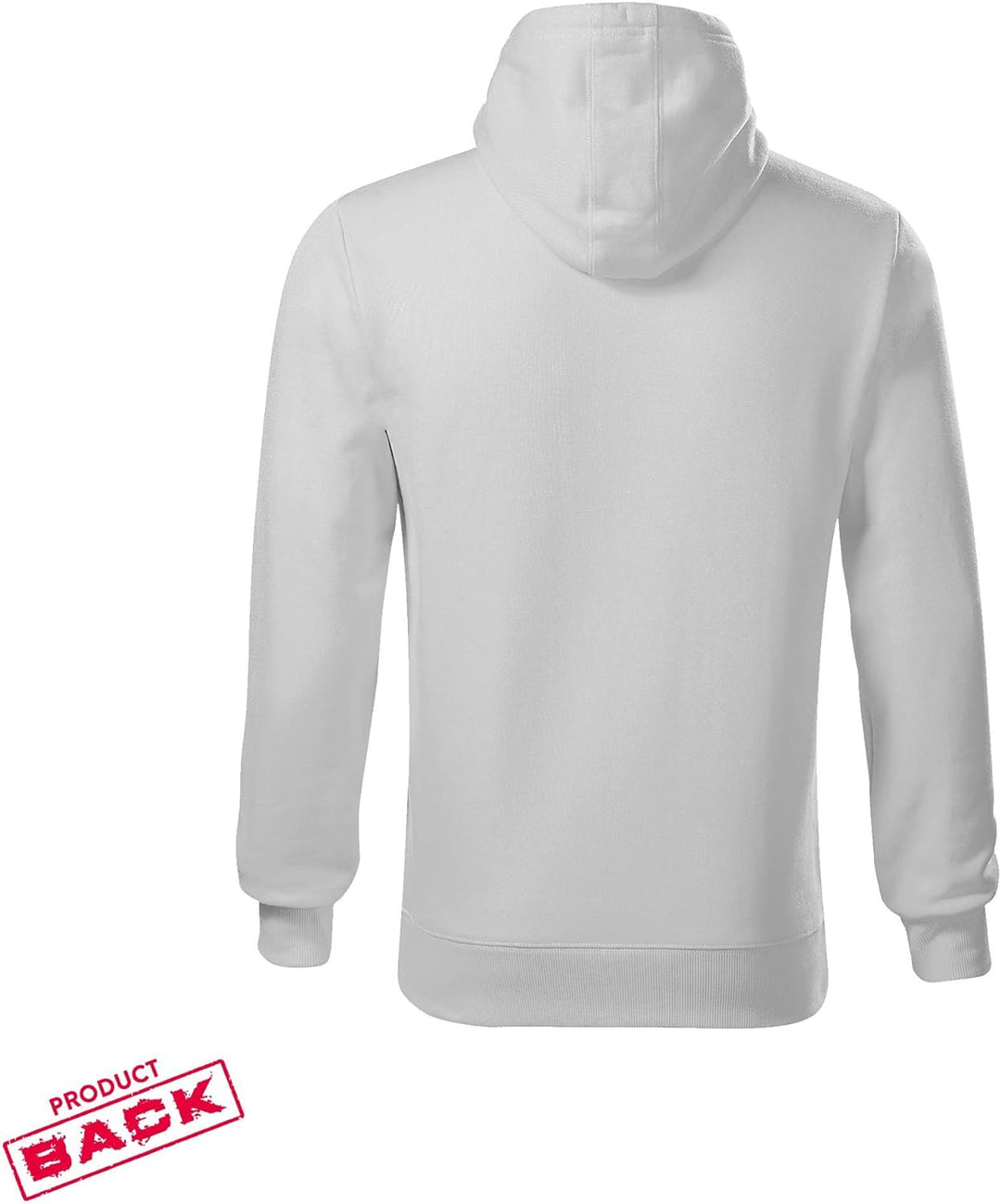 OwnDesigner Ähm nö Herren warm haltender Hoodie mit Kapuze modern geschnitten (Cape 464 3XL Weiss)