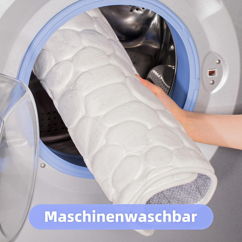 chakme Badematte Memoryschaum Badteppich Memory Foam Duschvorleger Saugfähige Badvorleger Badezimmer