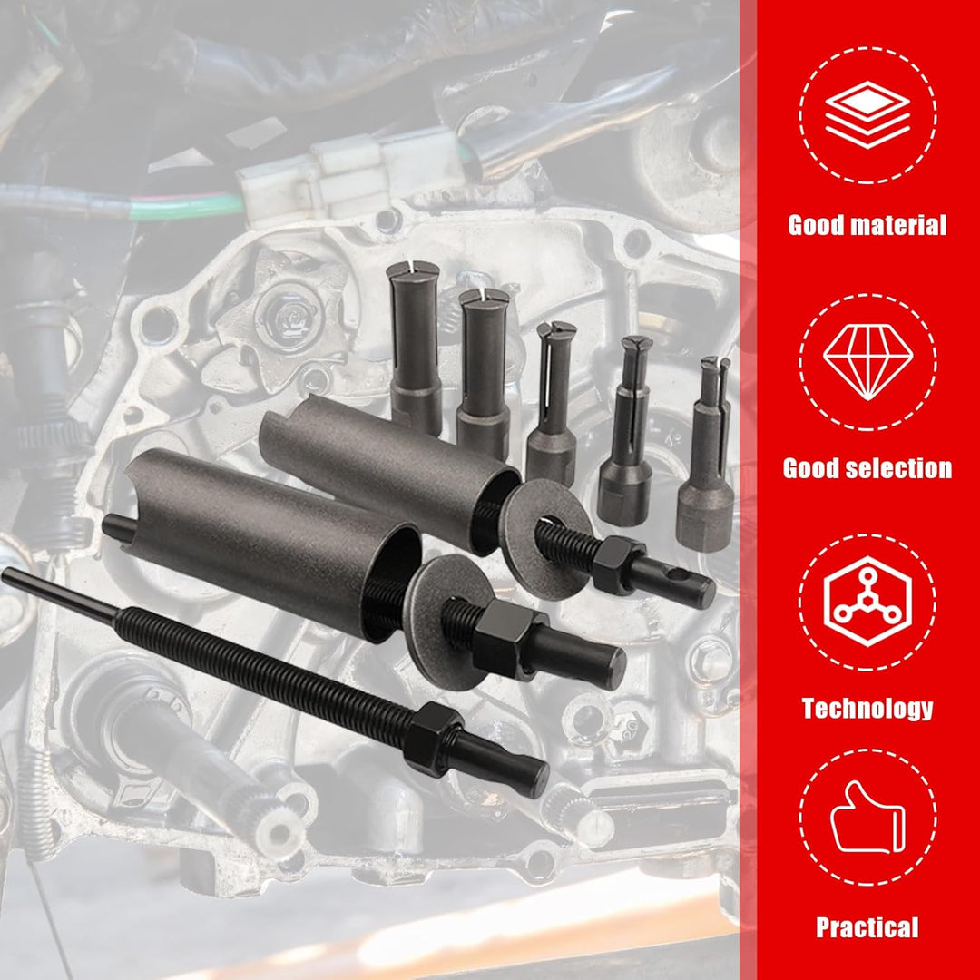Innenlager Abzieher, Motorrad Innenlager-Auszieher, 9-23 mm Radlager Abzieher Motorrad mit 5 Grössen