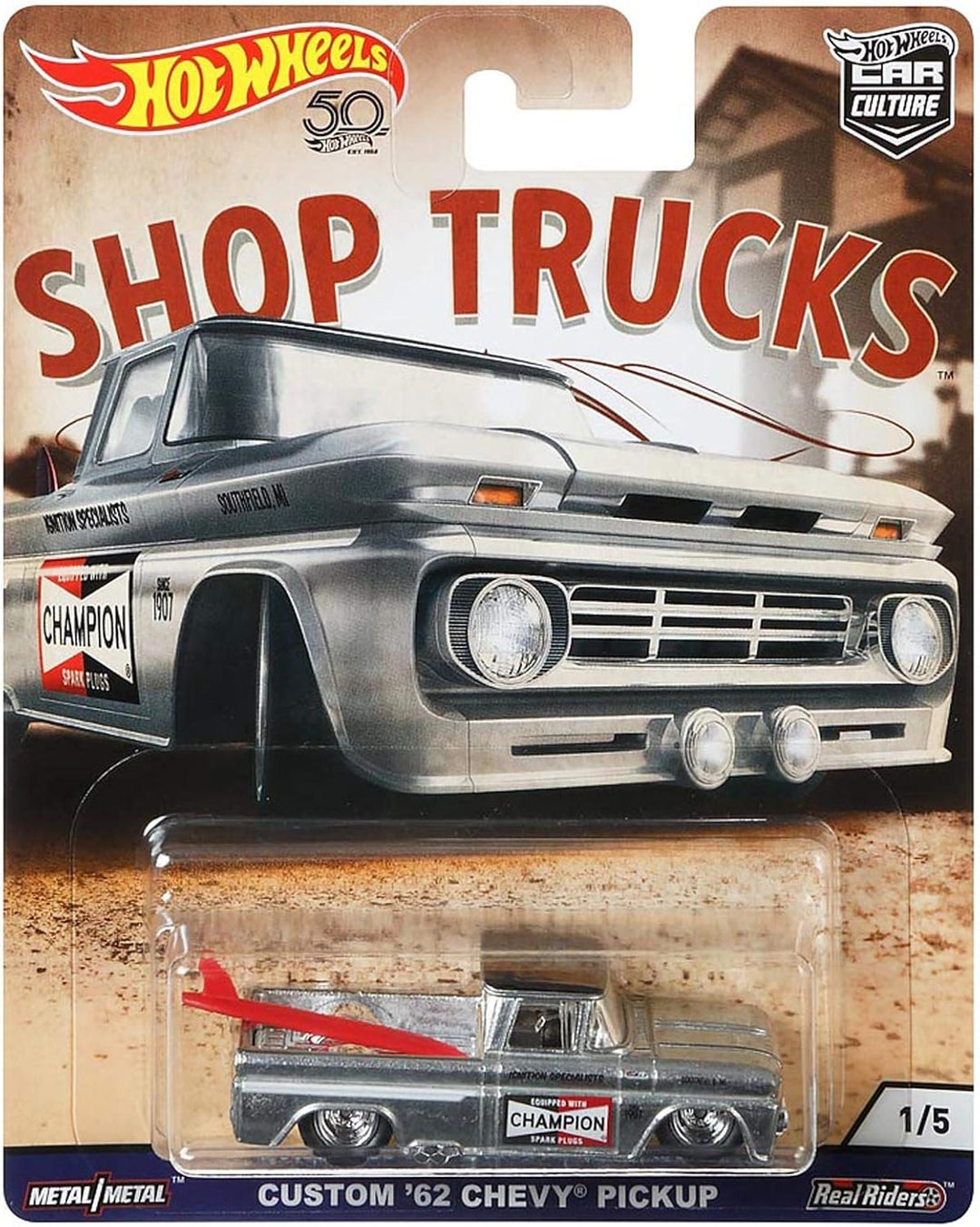 Hot Wheels Premium Car Culture FLC20 - Custom 1962 Chevy Pickup (Shop Trucks 1/5)