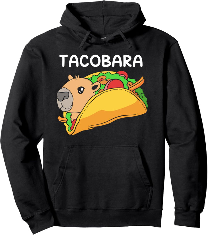 Mexikanisches Essen Taco Capybara Tacobara Pullover Hoodie