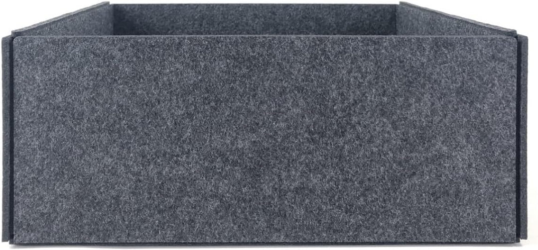 Box FILZ Aufbewahrung Ordnung Schubladenbox Regalbox Schrankbox Korb 6 Grössen (G4-29x30x12cm, anthr