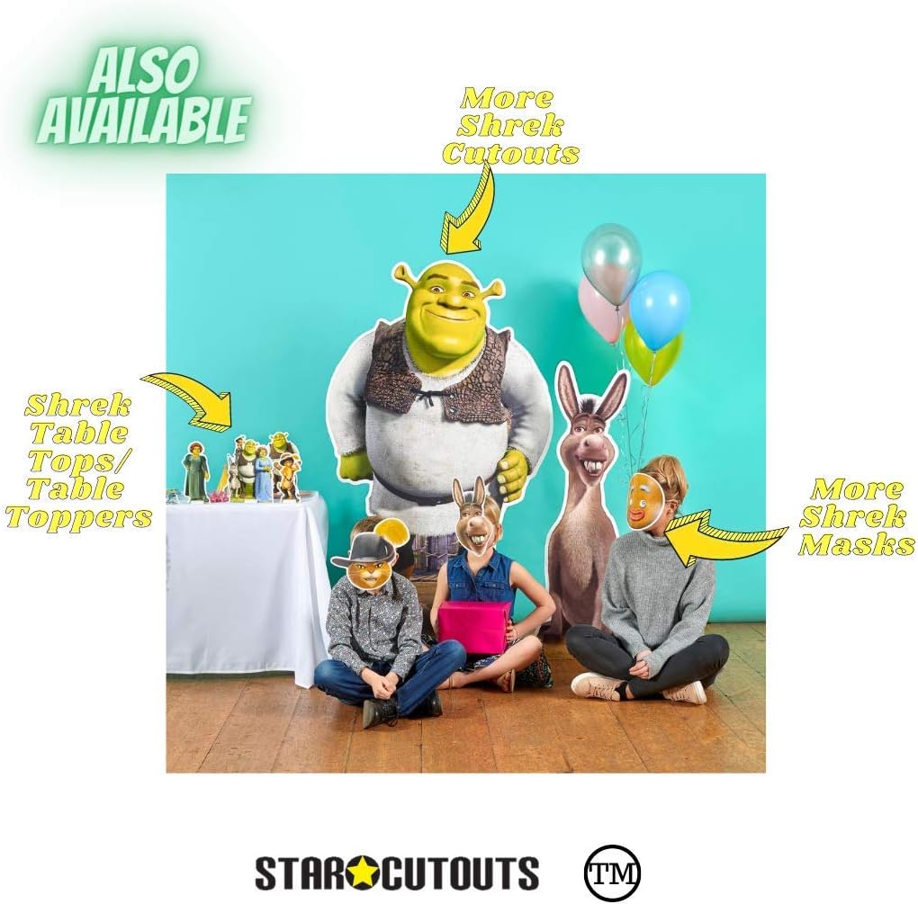 Star cutouts STSC785 Shrek Pappaufsteller in Lebensgrösse, Einfarbig, Lifesize