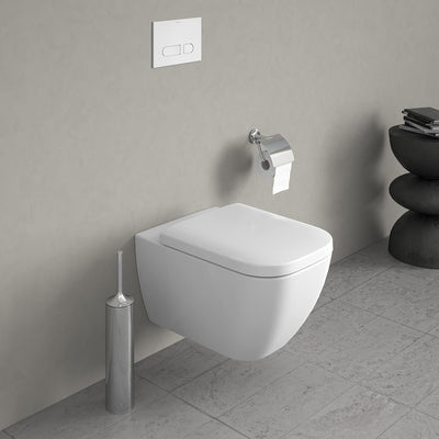 Duravit WC-Sitz Happy D.2, Toilettendeckel mit Absenkautomatik, Klodeckel aus Urea-Duroplast, mit Ed