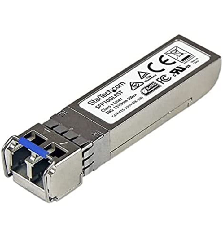 StarTech.com 10 Gigabit LWL SFP+ Transceiver Module, Cisco SFP-10G-LR kompatibel, SM LC 10 km, Mini
