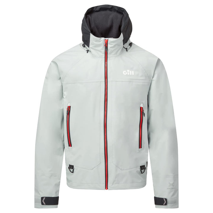 Gill 2023 Verso Inshore/Powerboat Jacket - Light Grey XS Grau, XS Grau