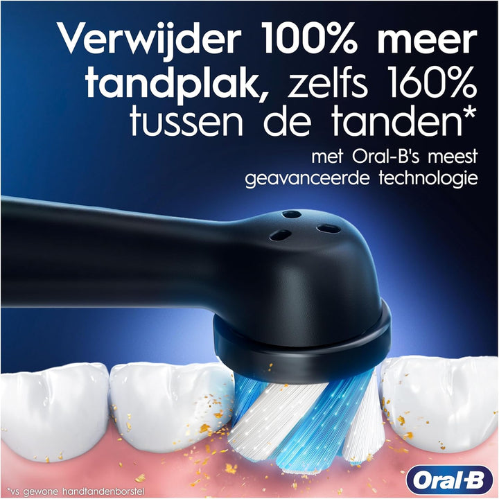 Oral-B iO 4N Elektrische Zahnbürste mit wiederaufladbarem Griff, 1 Kopf und Reisekoffer, entworfen v