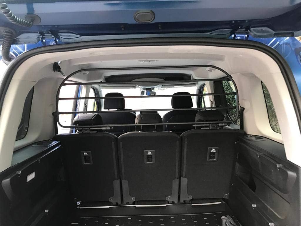 ERGOTECH Trenngitter Hundegitter für PEUGEOT Rifter (ab BJ 2018), RDA65HBG-XXL, für Hunde und Gepäck