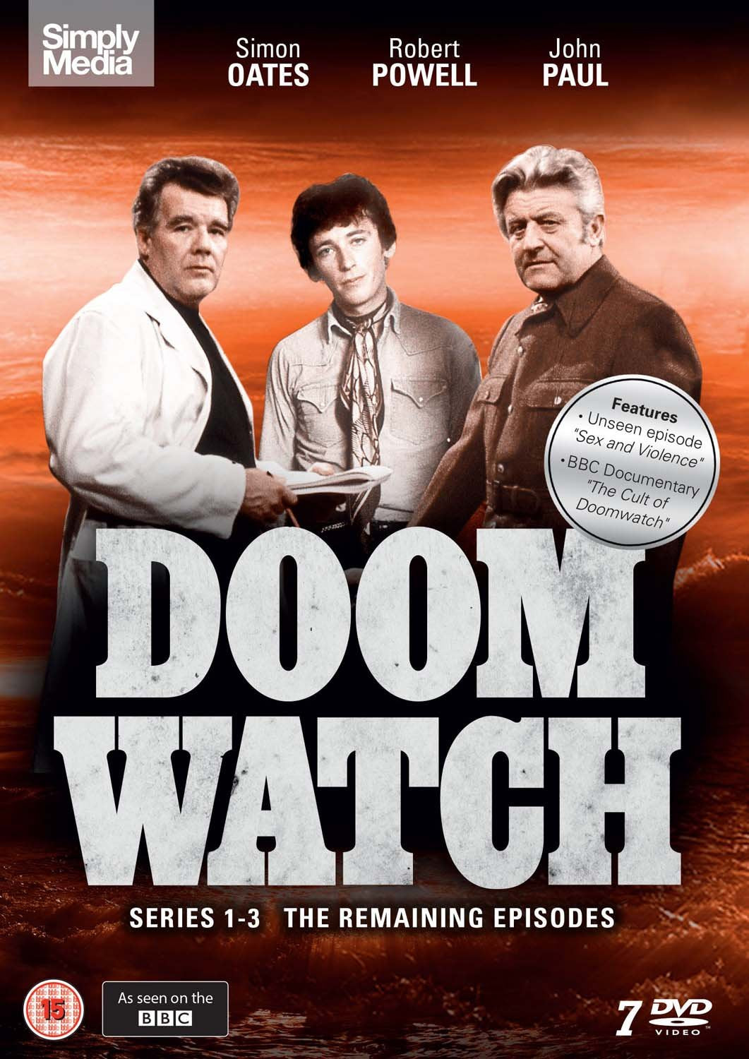 Doomwatch - Series 1-3 The Remaining Episodes, DVD