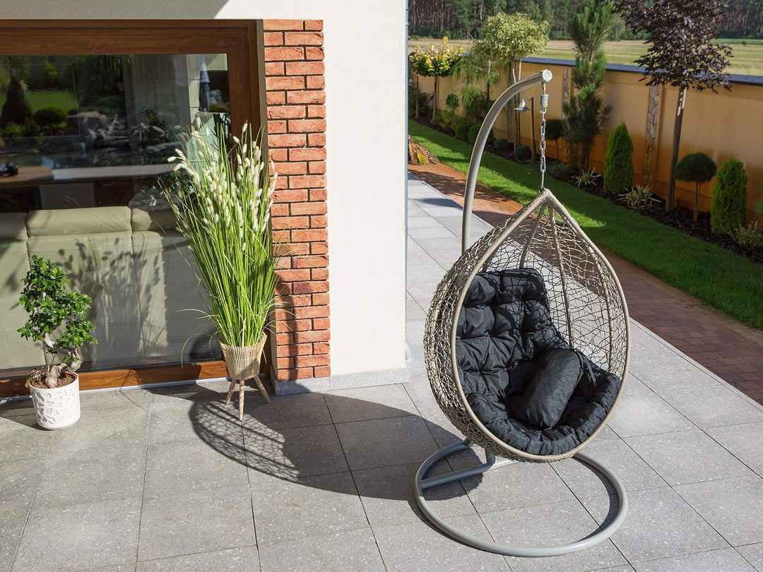 PillowPrim Hängesessel Kissen, Auflage für Polyrattan/Rattan Hängeschaukel, Polster, Hängekorb, Scha