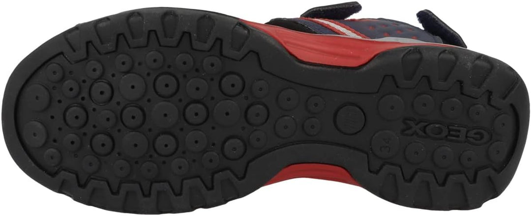 Geox Jungen J Borealis Boy Sandal 24 EU Avio Red, 24 EU Avio Red