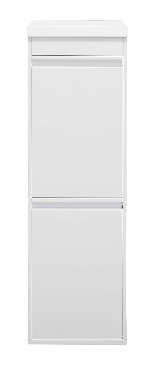 Arregui Top CR221-B Recycling Abfalleimer / Mülleimer aus Stahl mit Aufbewahrungsbox mit Deckel, Mül