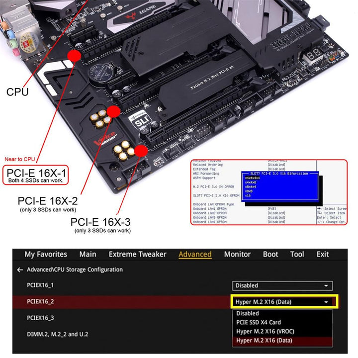 cablecc PCIE5.0 PCI-Express 8x zu MCIO 8i Mini Cool Edge IO SFF-TA-1016 VROC Mainboard SSD Grafikkar
