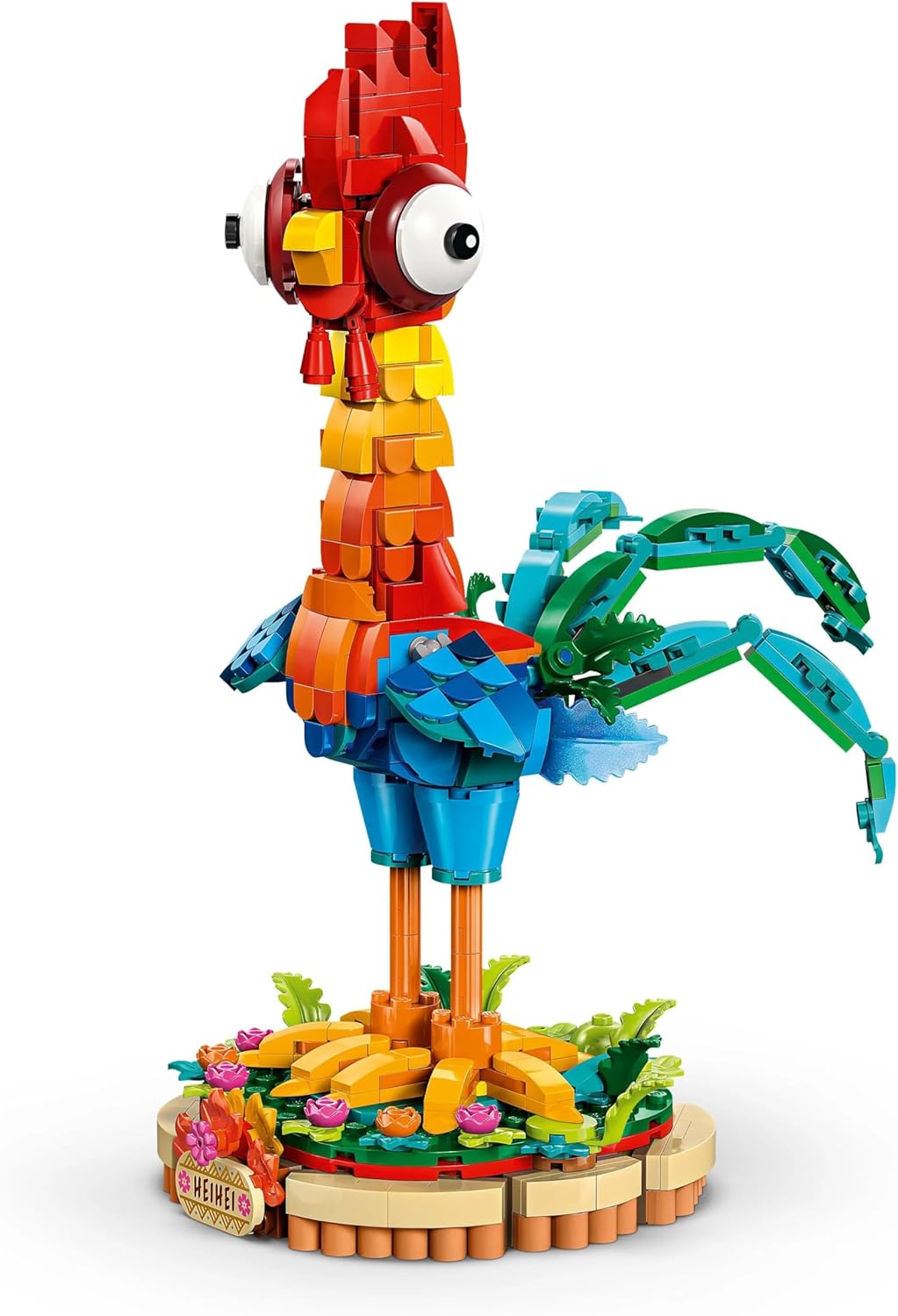 LEGO ǀ Disney Vaiana 2 Heihei - Spielset mit baubarer Tierfigur - Bauspielzeug für Filmfans - Fantas