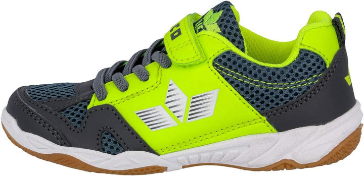 Lico Unisex Kinder Sport Vs Hallenturnschuhe 27 EU Anthrazit Lemon, 27 EU Anthrazit Lemon