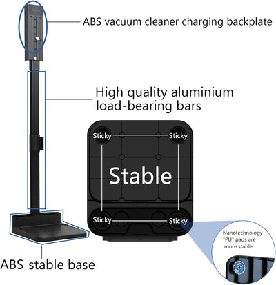 wzglsbkd Staubsauger ständer Compatible für Dyson, Bodenständer-Stand-Halterung-Zubehör,Compatible f