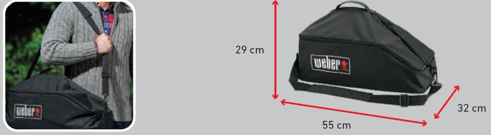 Weber 7160 Tasche Taske - Go-Anywhere, Schwarz, 90x45x30 cm 90x45x30 cm Einzeln, 90x45x30 cm Einzeln