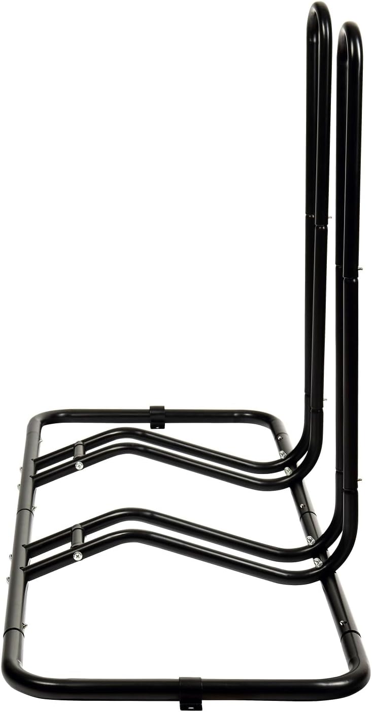 Schramm® Fahrradständer erweiterbar in schwarz Bodenständer freistehend Radständer Standparker Fahrr