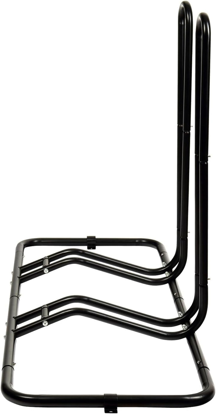 Schramm® Fahrradständer erweiterbar in schwarz Bodenständer freistehend Radständer Standparker Fahrr