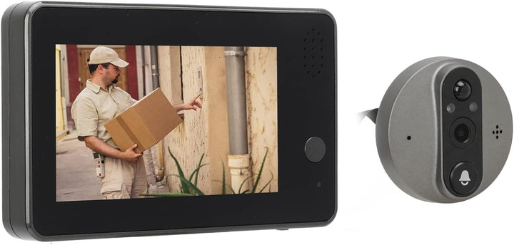 Fockety Gucklochkamera für Wohnungstür, 4,3-Zoll-IPS-Bildschirm 1080P 170 ° Weitwinkel-WLAN-Türspion