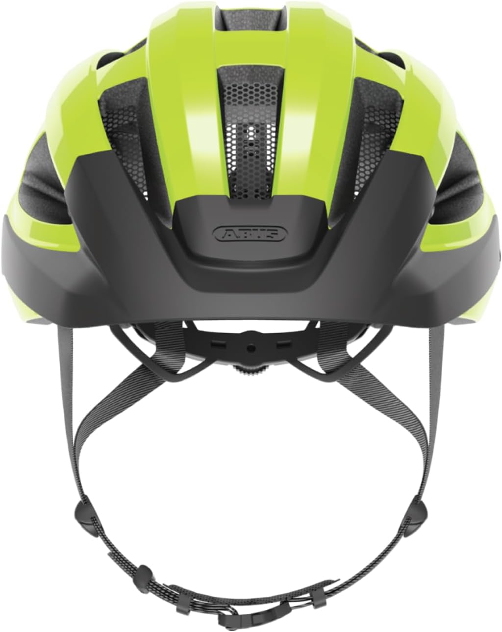 ABUS Rennradhelm Macator - sportiver Fahrradhelm für Einsteiger - auch für Zopfträger/-innen - für D