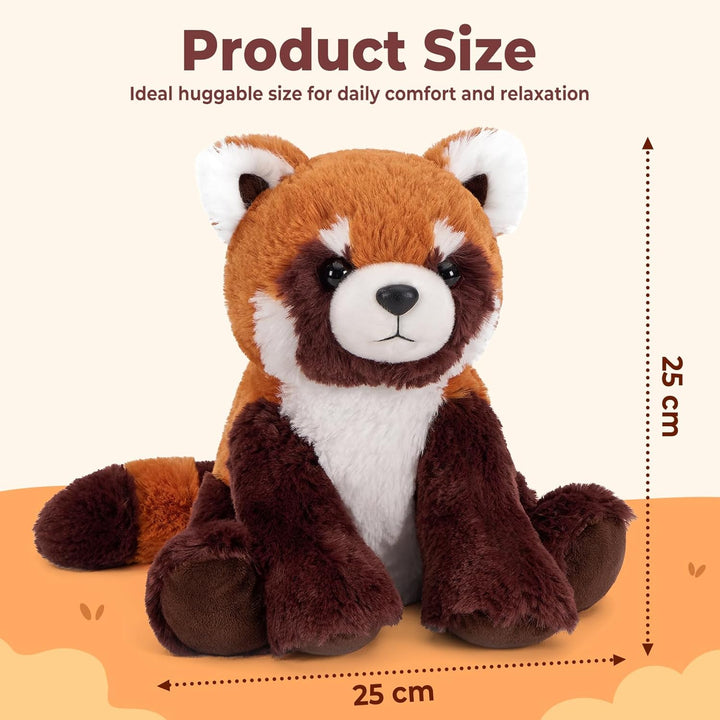 shownicer Plüschtier Panda Kuscheltier Stofftier Kawaii Panda Plüsch Kissen Spielzeug Geschenk für E