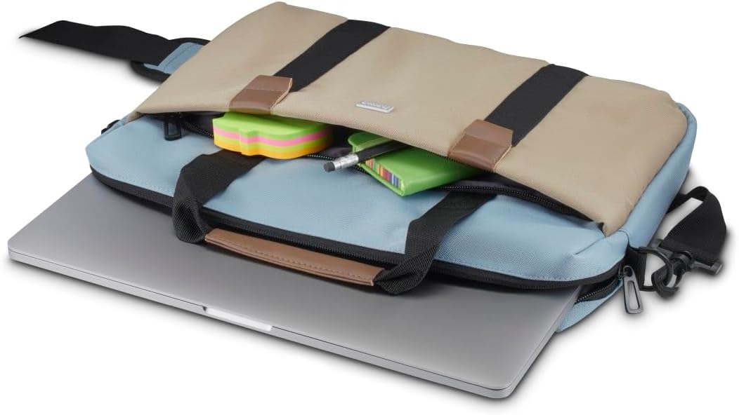Hama Laptop-Tasche Silvan, nachhaltig, von 34-36 cm (13,3"- 14,1"), Hellblau
