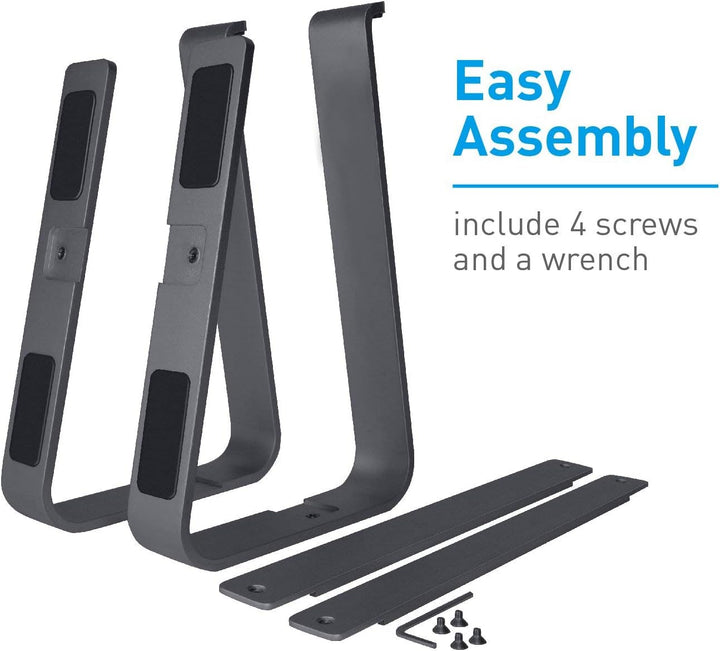 Macally Laptop-Ständer aus Aluminium für den Schreibtisch, funktioniert mit Allen MacBook/Pro/Air un