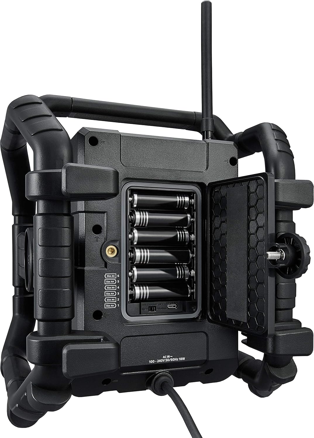Sangean U-5DBT Baustellen Radio mit Bluetooth | Stossfestes Radio mit DAB+, UKW+, FM, Aux und Blueto