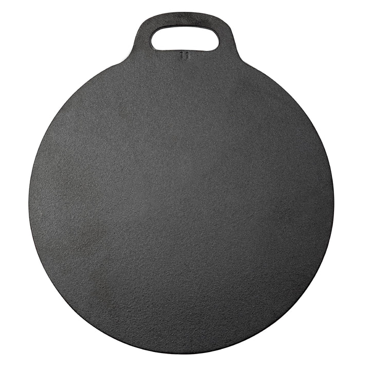Victoria Grillplatte Gusseisen, Induktion Budare Dosa Pfanne 38cm für Pizza, Crepes, Feuer, Ofen, Gl
