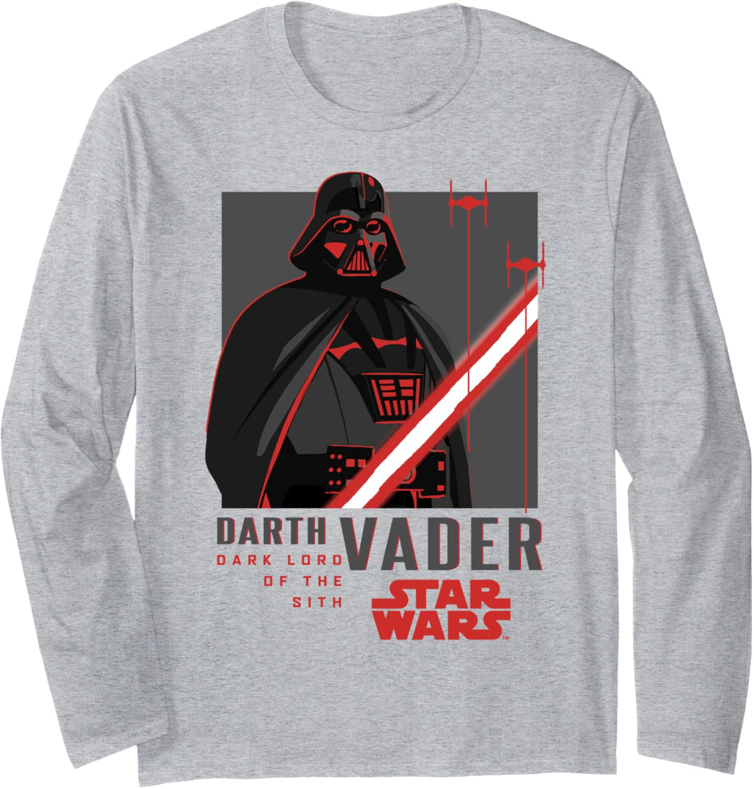 Star Wars Darth Vader Dark Lord Of The Sith Red Hue Langarmshirt