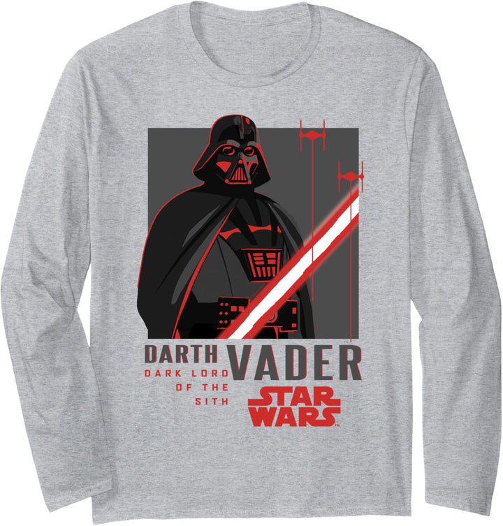 Star Wars Darth Vader Dark Lord Of The Sith Red Hue Langarmshirt