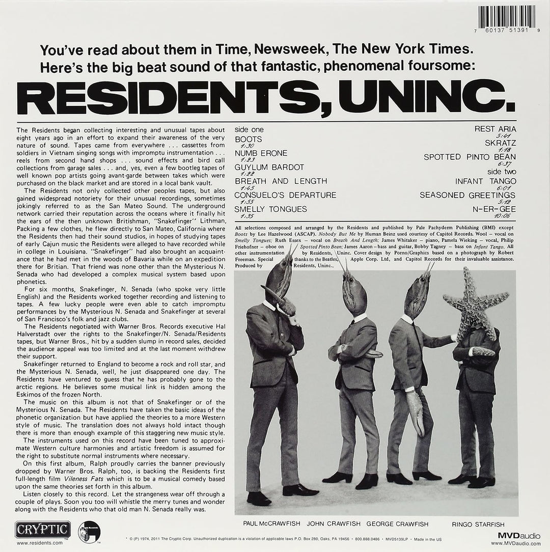 Meet the Residents, Vinyl