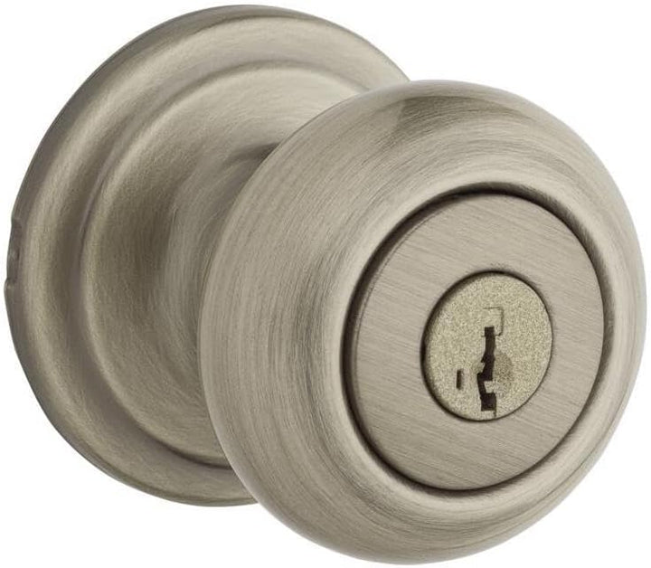 Kwikset Juno Türknauf mit Schlüssel und antimikrobieller Microban-Schutz mit SmartKey Sicherheit in
