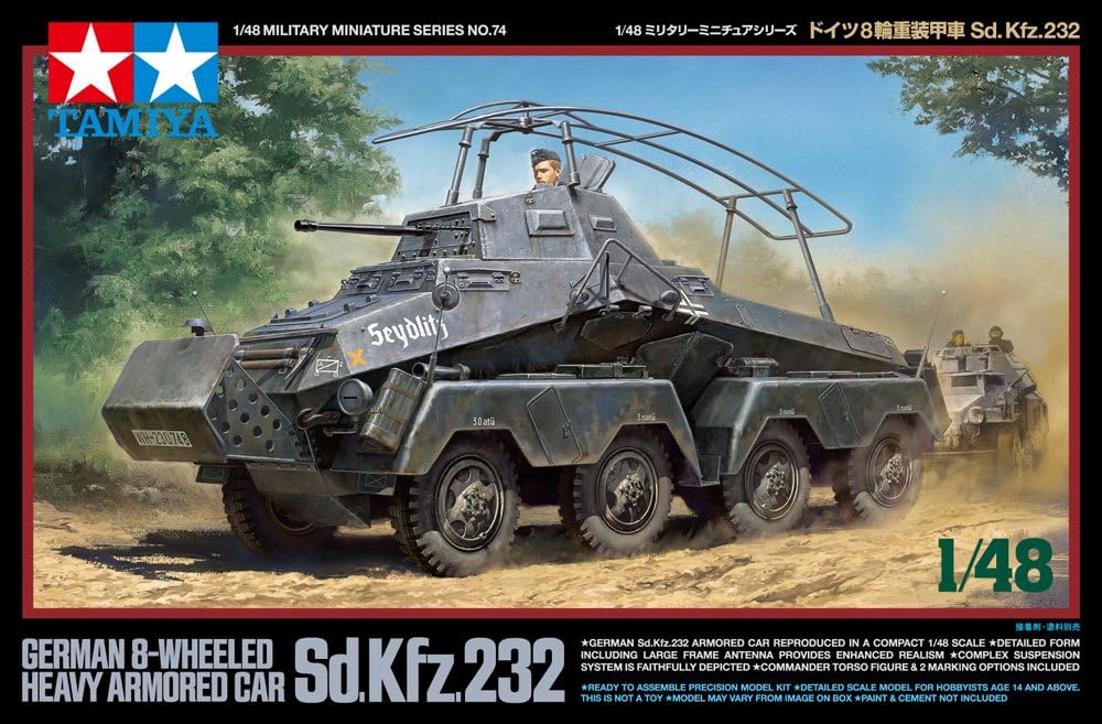 TAMIYA Models German 8-Rad Sd.Kfz 232 Modellbausatz
