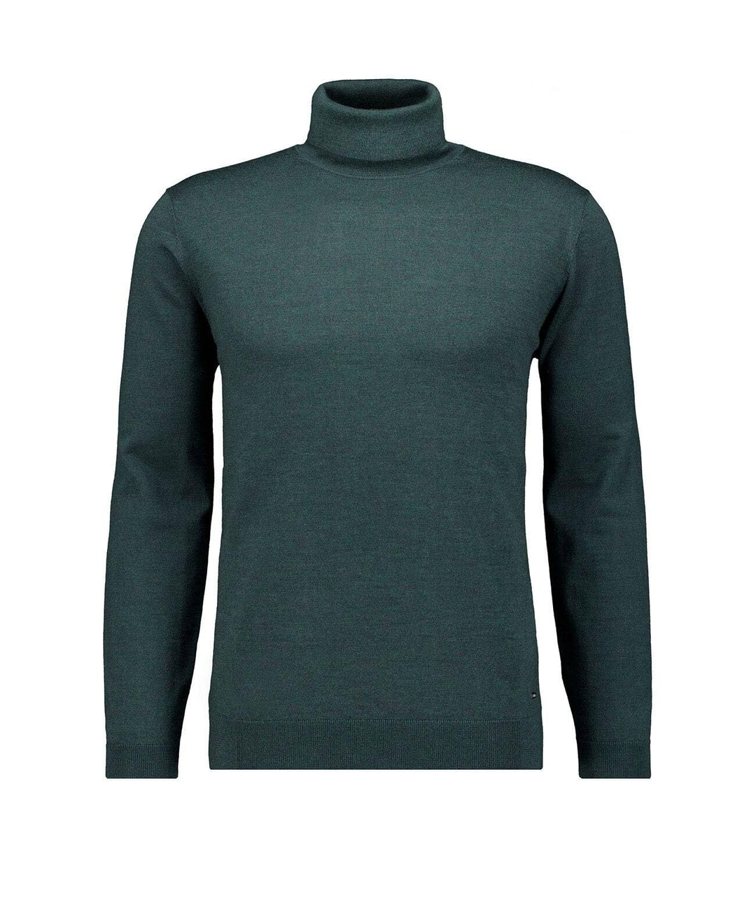RAGMAN Herren Merino-Pullover Rollkragen S Dunkelgrün-035, S Dunkelgrün-035