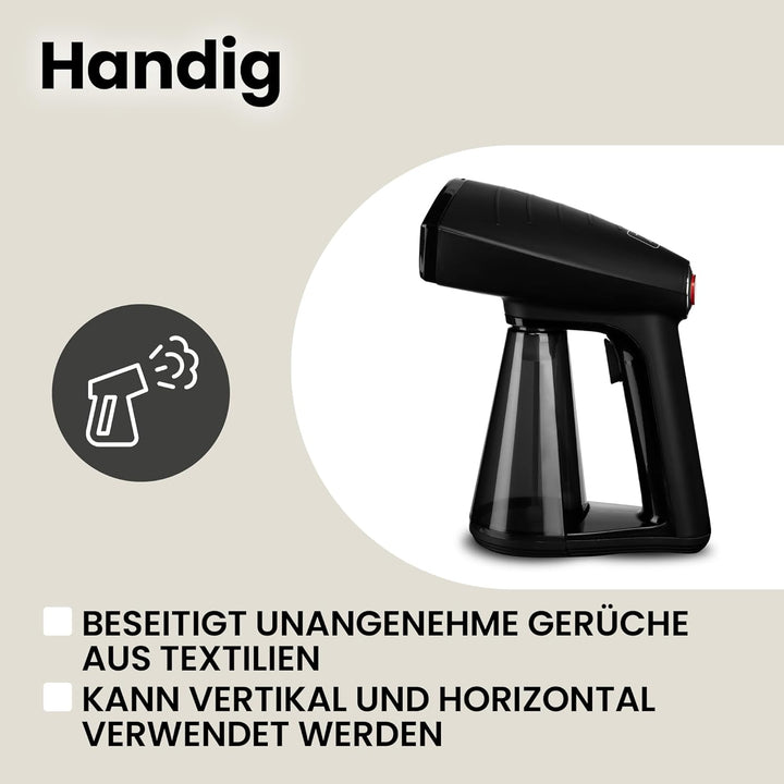 ZEEGMA Handig Steamer Dampfglätter, Dampfbügeleisen Dampfer für Kleidung, Sicherheit für alle Stoffe