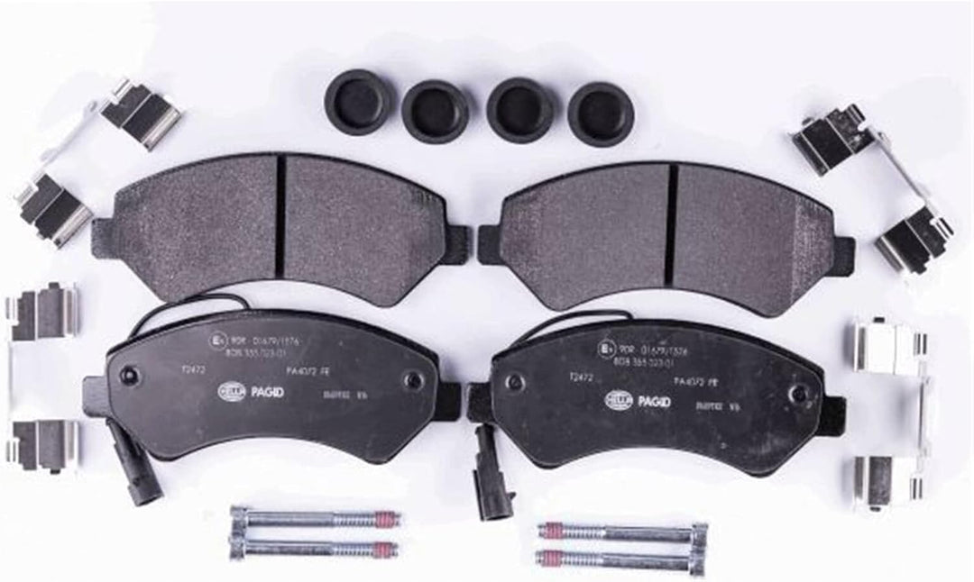 HELLA PAGID 8DB 355 023-011 Bremsbelagsatz - T2472 - Dicke/Stärke: 20.8mm - Bremssystem: Brembo - mi