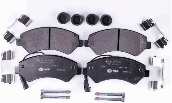 HELLA PAGID 8DB 355 023-011 Bremsbelagsatz - T2472 - Dicke/Stärke: 20.8mm - Bremssystem: Brembo - mi