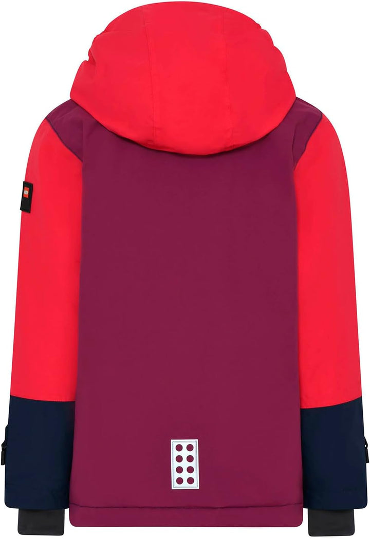 LEGO Unisex Kinder Lwjesse 701 - Jacket Jacke 110 Rot, 110 Rot