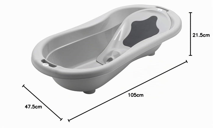 Rotho Babydesign TOP Xtra Badewanne - Badewanne - Babybadewanne - Kinderbadewanne - Duschbadewanne -