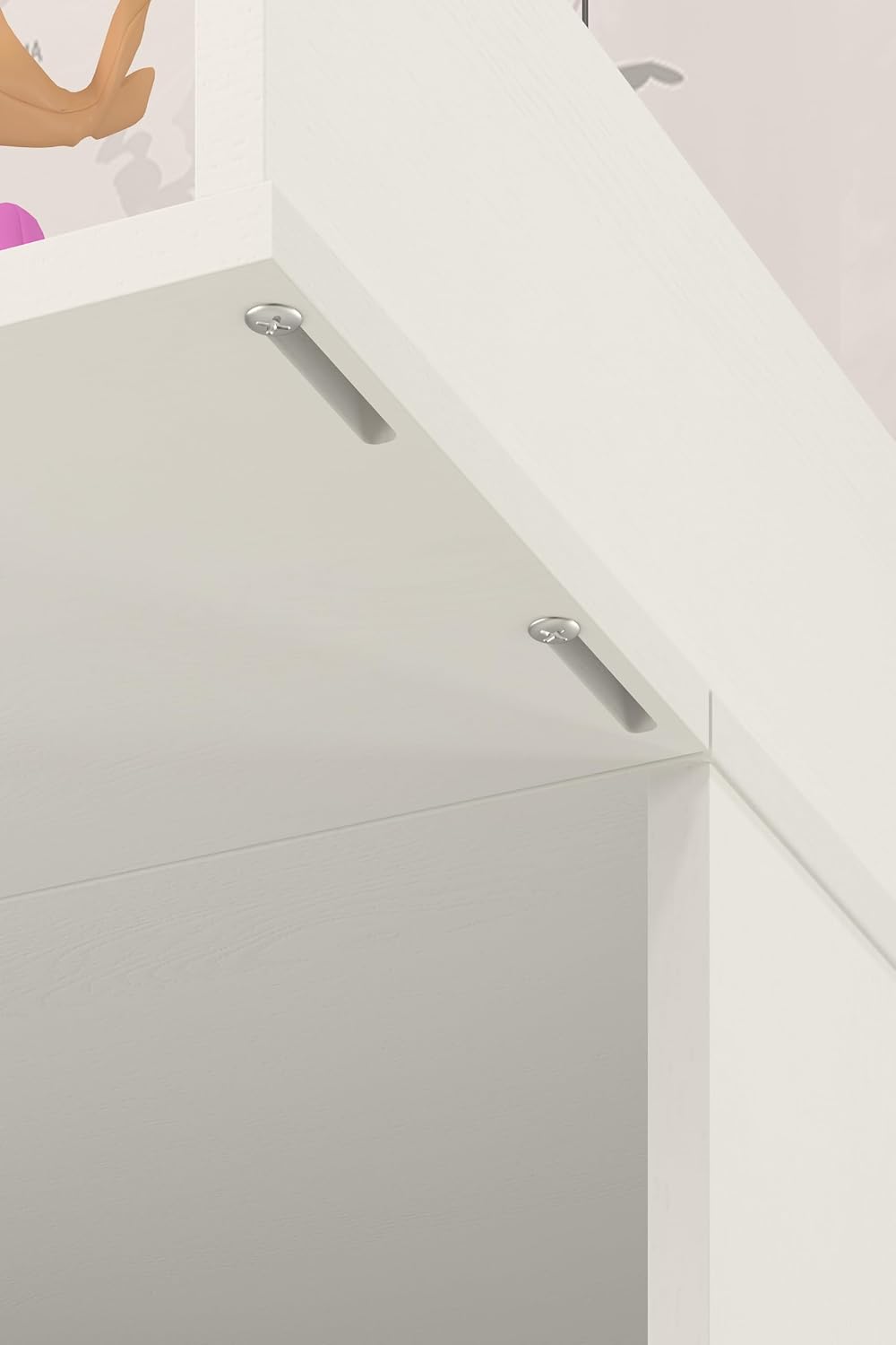 Shefa Kids Wickelaufsatz 800 - Universeller Wickeltischaufsatz für Ikea Kommoden MALM, HEMNES und NO