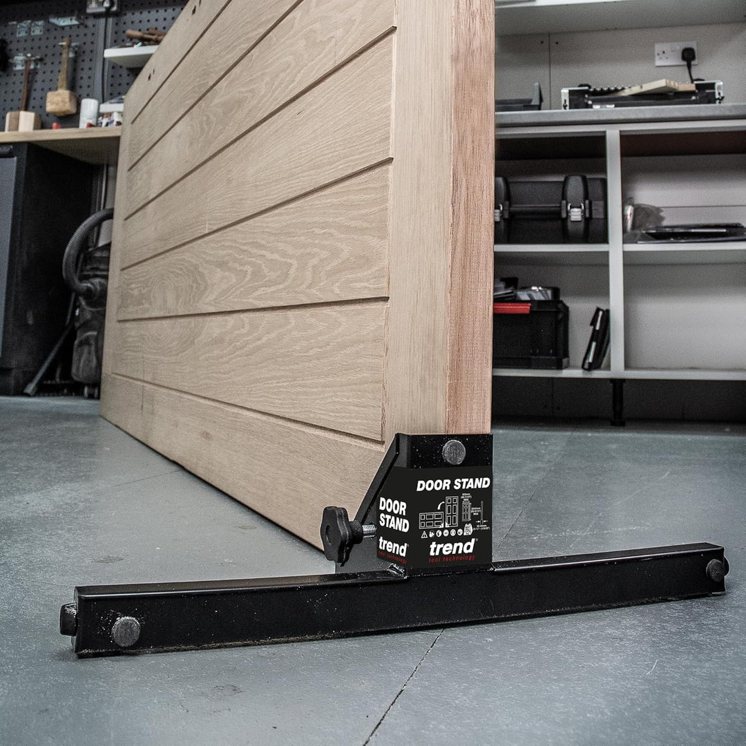 Trend Türständer - Sichert Türen vertikal oder horizontal, D/STAND/A Schwarz Einzelbett, Schwarz Ein