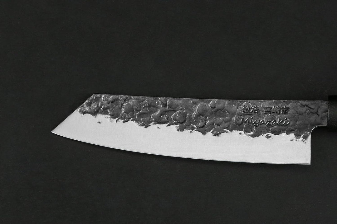 Miyazaki Santoku bocho Okii - Wenge,handgeschmiedet- 7” Santoku Messer, Miyazaki Santoku bocho Okii