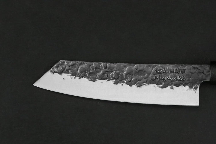 Miyazaki Santoku bocho Okii - Wenge,handgeschmiedet- 7” Santoku Messer, Miyazaki Santoku bocho Okii