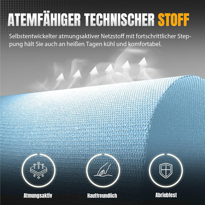 GTPLAYER Gaming Stuhl, Gamer Stuhl, Atmungsaktiver Bürostuhl aus Hochwertigem Stoff, Ergonomischer P