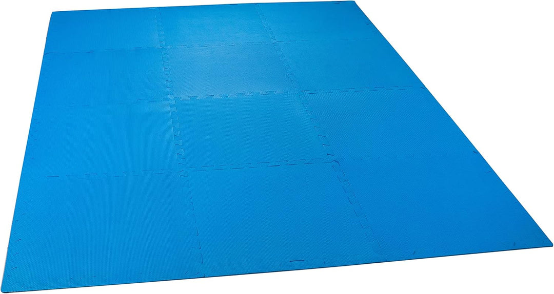 Hummelladen Poolunterlegmatte aus Eva in Blau - 0,5cm dick - 50x50cm - passend zu einem Family Pool