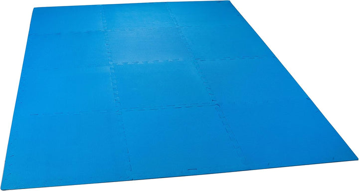 Hummelladen Poolunterlegmatte aus Eva in Blau - 0,5cm dick - 50x50cm - passend zu einem Family Pool
